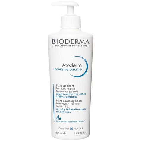 Bioderma Atoderm Intensive Balm Atopic Skin, Bioderma Atoderm, Skin Dryness, Best Moisturizer, Itchy Skin, Skin Barrier, Dermatology, Acne Prone Skin, Keratin