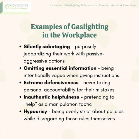 Gaslighting In The Workplace, Gaslighting Boss, Gaslighting At Work, Gaslighting Examples, Coworker Quotes, Passive Aggressive, Career, Parenting, Quotes