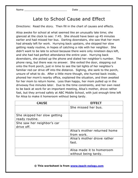 cause/effect worksheets | Standards Met: Passage Based Analysis Cause And Effect Middle School, 5th Grade Reading Worksheets, Cause And Effect Paragraph, Cause And Effect Worksheet, Sixth Grade Reading, Cause And Effect Worksheets, Middle School Reading Comprehension, Cause And Effect Activities, Teaching Reading Strategies