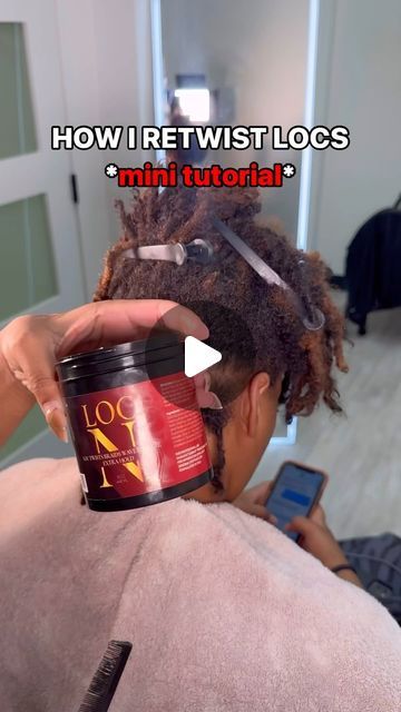 Best Loc Gel For Retwist, Products For Retwisting Locs, Diy Loc Retwist, Loc Retwist Products, Barrel Twists Loc Styles Women, Loc Retwist Tutorial, Loc No Retwist Styles, How To Retwist Locs, How To Retwist Your Own Locs