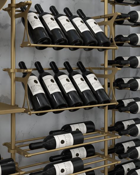 🍷Attention wine lovers! It’s time to show off your beautiful wine collection. Our elegant metal wine display showcases your favorite bottles and adds a touch of sophistication to your home.⁠ ⁠ Click the link in our bio to explore our collection now!⁠ ⁠ .⁠ .⁠ .⁠ ⁠ #wineroom #winerack #winestorage #winelovers #custommetalwork #metalwork #metalworker #customfabrication #architectureanddesign #interiordecor #interiorinstagram #interiordesign #interiordesigner #interiorstyling #architecturaldiges... Wine Collection Display, Under Stairs Wine Cellar, Wine Wall Display, Wine Displays, Wine Bottle Shelf, Bistro Shelving, Custom Metal Work, Home Wine Cellars, Wine Shelves