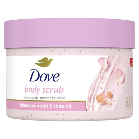 Dove Body Scrub, Dove Beauty Bar, Dove Beauty, Dove Body Wash, Exfoliating Body Scrub, Skin Care Items, How To Exfoliate Skin, Rose Oil, Body Exfoliator