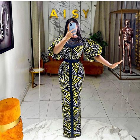 Ankara Styles 2022: Best and Latest Gown Styles. - Ladeey Simple Ankara Gown Styles, Simple Ankara Gowns, Latest Gown Styles, Ankara Dress Designs, Ankara Short Gown Styles, Ankara Long Gown Styles, Ankara Dress Styles, African Print Dress Ankara, Ankara Gown