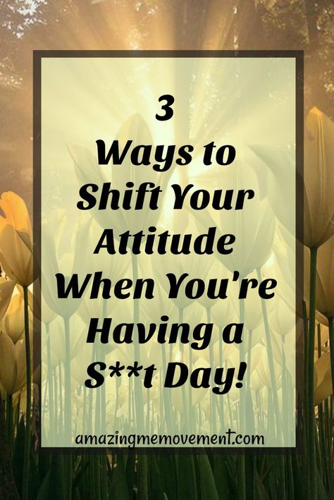 #attitude #badday #inspirationalblogs #mentalhealth Are you having a bad day and ready to kill someone? Here are 3 simple tips to shift your attitude and keep you out of jail! via @Iva Ursano|Amazing Me Movement Change Your Attitude, Attitude Adjustment, Inspirational Blogs, Mom Group, Online Counseling, Building Self Esteem, Emotional Wellbeing, Career Woman, Psychology Today