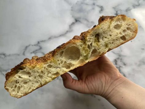 Easy Same-Day Focaccia Recipe - Whisk Focaccia With Instant Yeast, Easy Same Day Focaccia, Easy Focaccia Bread Recipe Fast, Lace Bakes Focaccia, Quick Foccacia Recipe, Fast Focaccia Bread, Same Day Foccacia Bread, Easy Foccacia Bread Fast, Same Day Focaccia Bread