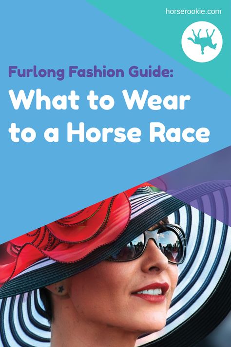 Fashion forward or fashion faux pas? Do you know how to fit in and look fabulous when you’re off to the races? #equestrianfashion #racefashion #fashionsonthefield #millinery #hatspiration #hatfashion #derbystyle #derbyhat #raceday #raceseason #fascinator #horseracefashion #horserace What To Wear To The Races, Saratoga Springs Ny Horse Racing Outfits, Horse Race Outfits For Women, Horse Racing Outfits Women, Fashion For Beginners, Raceday Outfits, Hat Making Ideas, Kentucky Derby Party Hats, Horse Race Outfit