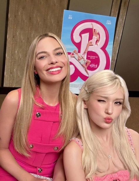 #margot #margotrobbie #barbie #somi #kpop Somi Kpop, Soft Kidcore Aesthetic, Clear Skin Tips, Jeon Somi, Face Characters, Barbie Dream, Barbie Movies, Barbie And Ken, Barbie World