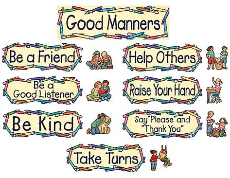 Manners Preschool, Manners Chart, Essay Ideas, Susan Winget, Bulletin Board Sets, Short Essay, Teacher Created Resources, Good Manners, Good Listener