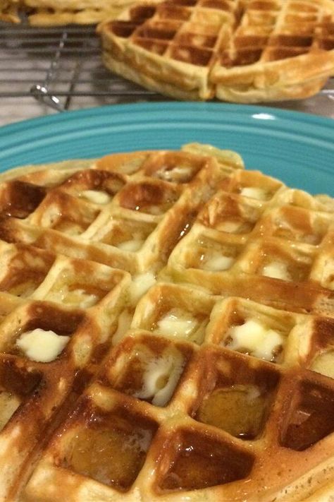 Malted Waffles, Malted Waffle Recipe, Crispy Waffle Recipe, Company Breakfast, Waffle Mix Recipes, Cottage Cafe, Malted Milk Powder, Easy Breakfast Treats, Best Waffle Recipe