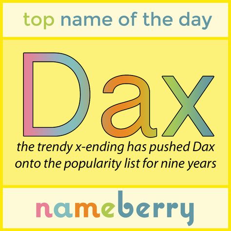 Charming actor Dax Shepherd is probably the most famous bearer of this name, but there are others. Baby Name Meaning, Popular Baby Names, Cool Baby Names, Baby Names And Meanings, Unique Baby Names, Name Meaning, Stylish Baby, Names With Meaning, Baby Name