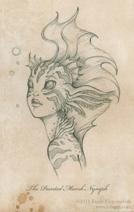 Fantasy Tree Drawing, Tree Drawing Illustration, Fantasy Tree, Mermaid Drawings, Tree Drawing, Fantasy Makeup, Mermaid Art, Sketch Art, Draw Your