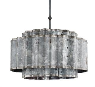 Lone Star Pendant Ranch Lighting, Galvanized Pendant Light, Galvanized Sheet Metal, Industrial Pendant Lamps, Rough Luxe, Galvanized Sheet, Iron Pendant, Star Lamp, 3 Light Pendant