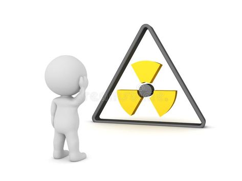 3D Character looking concerned at triangular radioactive sign. 3D Rendering isol , #ad, #triangular, #radioactive, #Character, #concerned, #isolated #ad Radioactive Character, White Illustration, Colour Palettes, 3d Rendering, Stock Illustration, Novelty Lamp, Design Inspiration, Art Design, Signs