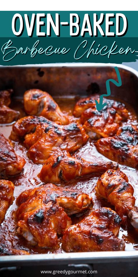 You don't need a BBQ to make barbecue chicken at home. Just mix all the ingredients in a bowl and then pour it over chicken pieces in a baking tray. |best bbq recipe| how to bake chicken| oven chicken recipes| #bbq #summer #chicken Baked Barbeque Chicken, Barbeque Chicken Recipes, Chicken Pieces Recipes, Baked Chicken Pieces, Oven Barbecue Chicken, Oven Bbq Chicken, Oven Baked Bbq Chicken, Chicken Oven, Barbecue Chicken Recipe