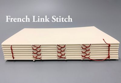 This video demonstrates how to sew a French link stitch, unsupported.  The French link is often used in conservation due to its strength and flexibility.  In the video, a thick colored, pre-waxed linen thread is used to help emphasize sewing only.  When sewing a French link we recommend using an Irish linen 18/3 thread.Video by Jessica Ebert, Sewing by Kasie JanssenMusic from YouTube Audio Library:Almost in F - Tranquillity by Kevin MacLeod is licensed under a Creative Common French Stitch, Button Hole Stitch, Bookbinding Tutorial, Stitch Book, Adhesive Paper, Irish Linen, Diy Book, Creative Commons, Book Binding