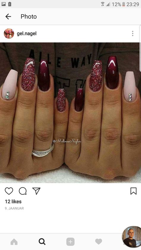 Marion Nails, Dip Gel Nails, Queen Nails, Lilac Nails, Maroon Nails, Toe Nail Color, Nail Designs Valentines, Nail Candy, Gel Nail Colors