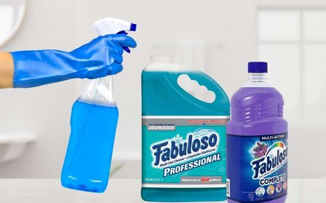 How to Dilute Fabuloso for a Spray Bottle | Little House Lovely Home Fabuloso Cleaner Uses, Fabuloso Cleaner, Diy Cleaning Spray, Diy Sprays, Cleaning Spray, Glass Spray Bottle, Airtight Containers, Lovely Home, How To Make Diy