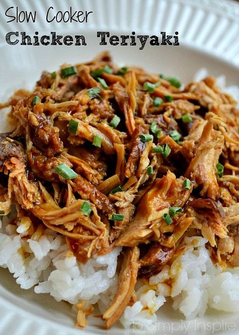 Slow-Cooker-Chicken-Teriyaki2; slight variation to make it healthier (liquid aminos instead?) Slow Cooker Chicken Teriyaki, Healthy Dinner Choices, Slow Cooker Teriyaki Chicken, Teriyaki Recipe, Slow Cooker Teriyaki, Chicken Teriyaki Recipe, Easy Slow Cooker Chicken, Chicken Teriyaki, Recipe Critic