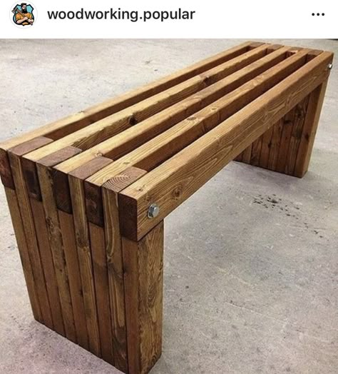 Easy Pallet Furniture, Pallet Projects Furniture, Wooden Pallet Furniture, Summer Porch, Diy Holz, Wood Pallet Projects, Woodworking Bench, Wooden Bench, Woodworking Wood