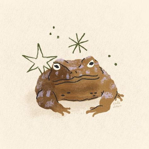 Toad Doodle, Toad Cartoon, Toad Drawing, Frog Watercolor, Frosch Illustration, Happy Halloweenie, Frog Illustration, Frog Drawing, Frog Art