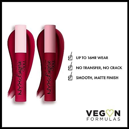 NYX PROFESSIONAL MAKEUP Lip Lingerie XXL Matte Liquid Lipstick - Pack of 2 (Sizzlin', Stamina) Nyx Lingerie Xxl Swatches, Nyx Lingerie, Nyx Professional Makeup, Matte Liquid Lipstick, Makeup Lip, Beauty Essentials, Professional Makeup, Liquid Lipstick, Nyx