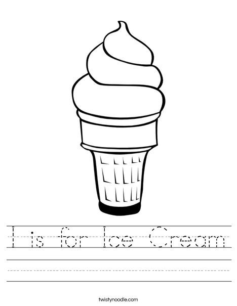 5 Cool Ice Cream Printables - diy Thought. Ice Cream writing sheet. Ice Cream Kindergarten Craft, Ice Cream Worksheet, Cooking Vocabulary, I Is For Ice Cream, I Is For Ice, Kindergarten Calendar, Worksheet Kindergarten, Ice Cream Crafts, Colorful Ice Cream