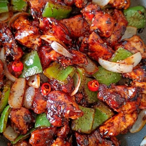 Easy Black Pepper Chicken Recipe - Spoons Of Flavor Easy Black Pepper Chicken, Black Pepper Chicken Recipe, Pepper Chicken Recipe, Black Pepper Chicken, Panda Express, Pepper Chicken, Chicken Recipe, First Order, Black Pepper