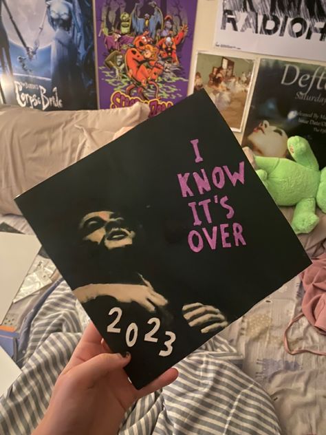 The Smiths Graduation Cap, Radiohead Graduation Cap, Deftones Graduation Cap, Rock Graduation Cap, The Beatles Graduation Cap, Graduation Cap Designs Lana Del Rey, Grunge Graduation Cap, Album Cover Grad Cap, Mitski Graduation Cap