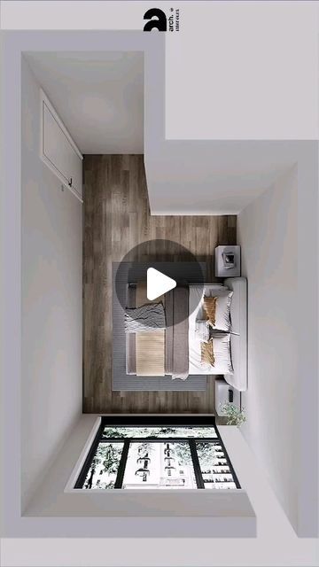 arch interieurs on Instagram: "To create a 3D render of a creative bedroom design, here’s an idea:  **Concept**: A modern, cozy, and artistic bedroom blending functionality with aesthetics.  **Features**: - **Color Scheme**: A soothing palette of soft greys, whites, and pastel accents like blush pink or mint green. - **Bed**: A low platform bed with a plush headboard in neutral tones, adorned with layered bedding and throw pillows. - **Wall Art**: A large abstract painting or a gallery wall with a mix of framed prints and personal photos above the headboard. - **Lighting**: Pendant lights hanging from the ceiling on either side of the bed, with warm, ambient lighting. Additional LED strip lighting under the bed for a floating effect. - **Furniture**: A sleek wooden dresser, a minimalistic Bed Ideas Cozy, Low Bed Ideas Cozy Bedroom, Low Bed Ideas, Headboard Lighting, Artistic Bedroom, Layered Bedding, Plush Headboard, Low Platform Bed, Green Bed