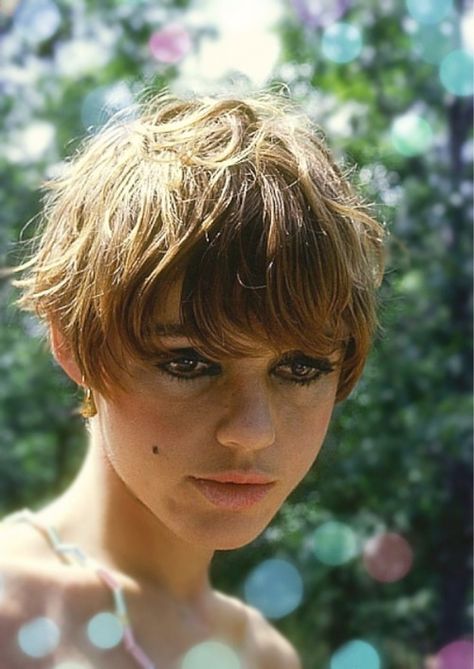 The Swinging Sixties — Edie Sedgwick Edie Sedgwick, Cute Hairstyles For Short Hair, Grunge Hair, Grow Out, 가을 패션, Pixie Hairstyles, Great Hair, Pixie Cut, Cut And Color