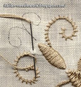 Buttonhole Stitch, Embroidery Stitches Tutorial, Needlework Embroidery, Brazilian Embroidery, 자수 디자인, Crewel Embroidery, Hand Embroidery Stitches, Running Stitch, Blanket Stitch