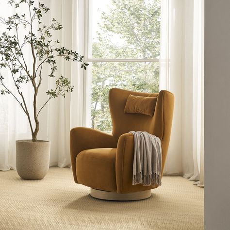 Armchairs are often overlooked when it comes to furniture arrangement. Discover how to find your ideal armchair with our comprehensive guide! Open Living Dining Room, Basement Tv Room, Den Inspiration, Arts And Crafts Decor, Cabin Basement, Receiving Area, Nursery Paint, Nursery Paint Colors, Studio Makeover