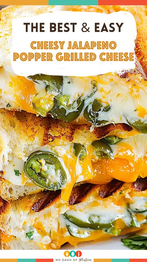 Cheesy Jalapeno Popper Grilled Cheese Roasted Jalapeños, Popper Grilled Cheese, Jalapeno Popper Grilled Cheese, Roasted Jalapeno, Indulgent Food, Dessert Smoothie, Jalapeno Popper, Bread Snacks, Soup Dinner