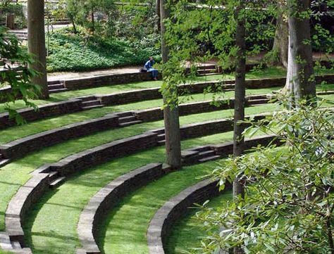 Plans Architecture, Outdoor Theater, Easy Landscaping, Landscape Architecture Design, Garden Architecture, Have Inspiration, Architecture Design Concept, Traditional Landscape, Backyard Garden Design