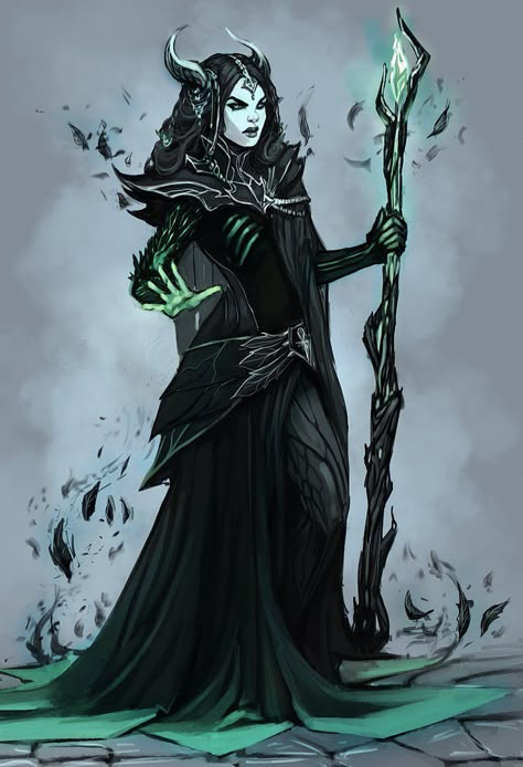 Druid by NeexSethe Half Elf, Evil Witch, Dnd Art, Dark Elf, Arte Fantasy, Fantasy Rpg, Fantasy Inspiration, Dnd Characters, Fantasy Artwork