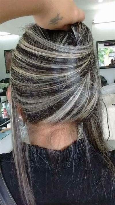 Grey Hairstyle, Cool Blonde Highlights, Gray Hair Pixie Cuts, Hair Dyed, Hair Highlights And Lowlights, Hair Transition, Braids For Medium Length Hair, Gray Hair Growing Out, Gray Hair Cuts