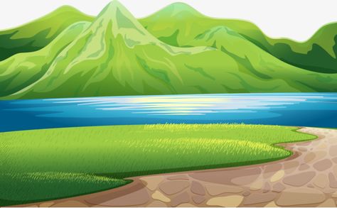 2 People Talking Drawing, Talking Drawing, Vector Grass, Lake Illustration, Lake Png, Mountain Clipart, Mountain Printable, Green Png, Jungle Scene