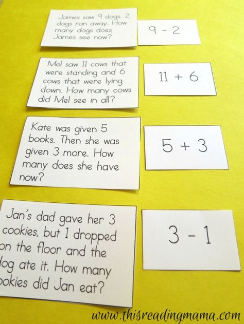 matching word problems to number sentences Number Sentences 1st Grade, Word Problems Kindergarten, Math Story Problems, Number Sentences, Grade 1 Math, Subtraction Word Problems, Math Number Sense, Maths Ideas, Math Vocabulary