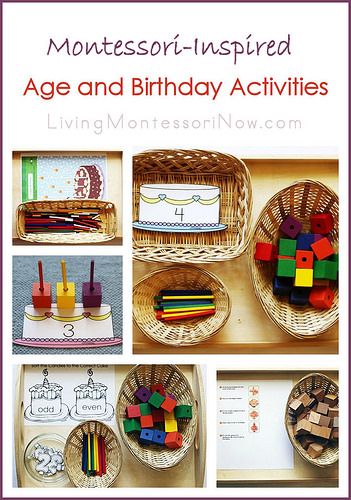 Link to Montessori Celebration of Life post along with ideas for using Spielgaben materials and free printables to create Montessori-inspired activities focusing on ages and birthdays Montessori Birthday Celebration, Diy Montessori, Preschool Birthday, Montessori Trays, Timmy Time, Montessori Lessons, Montessori Preschool, Montessori Education, Birthday Activities