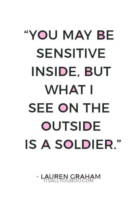 Are you a highly sensitive person (HSP)? What are the symptoms? Here's how to thrive as a highly sensitive person, a survival guide for work and life. Lauren Graham Quotes, Highly Sensitive Person Self Care, Hsp Quotes, Sensitive People Quotes, Highly Sensitive Person Traits, Sensitive Quotes, Being Sensitive, Fierce Quotes, Notes Life