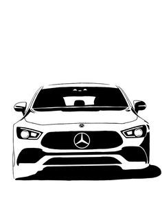 Wallpaper Hitam, Cool Car Drawings, Car Drawing, Mercedes Benz Logo, Car Design Sketch, Mercedes Car, Car Sketch, Car Images, Car Drawings