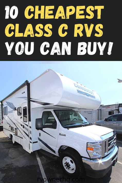 Used Class C Motorhomes, Cheap Rv, Class B Rv, Class C Motorhomes, Gulf Stream, Class C Rv, Class A Motorhomes, Buying An Rv, Rv Sites