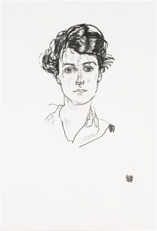 Egon Schiele (Austrian, 1890–1918) Title: Portrait of a Young Woman, 1920 Egon Schiele Portrait, Egon Schiele Drawings, Dancing Drawings, German Expressionism, Egon Schiele, Big Art, Drawing Practice, Gustav Klimt, Art Portfolio