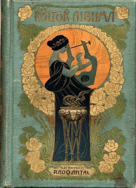 Art Deco Book Cover, Motifs Art Nouveau, Illustration Art Nouveau, Walter Crane, Vintage Book Cover, Vintage Book Covers, Art Ancien, Beautiful Book Covers, Alphonse Mucha