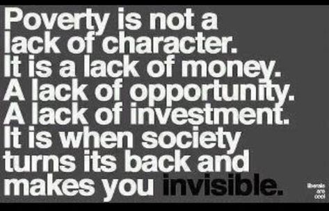 Poverty And Hunger, Sociology, Social Work, Social Justice, Daily Quotes, Food For Thought, Human Rights, Helping Others, The Well