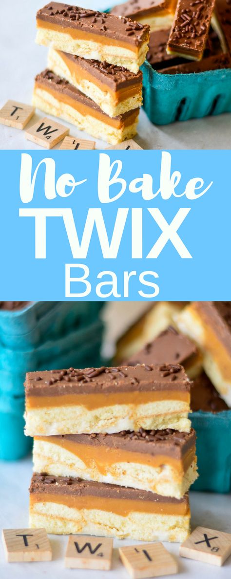 Baked Potato Bar Ideas, Twix Bars, Twix Bar, Crispy Cookies, No Bake Bars, Bake Dessert, 9x13 Baking Dish, Bake Cookies, Bake Desserts