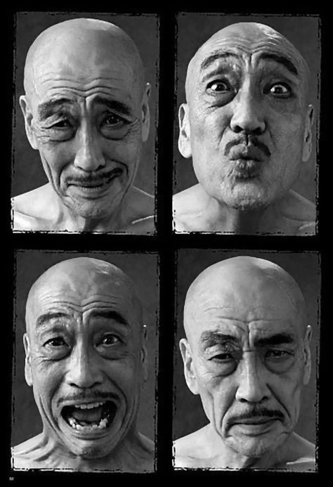 Senhor de mais idade ) Unique Face Photography, Terrified Expression Reference, Male Poses Reference Photography Dynamic, Do It Yourself Tattoo, Expression Study, Different Facial Expressions, Facial Expressions Drawing, Expressions Photography, 얼굴 드로잉