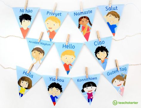 Harmony Week Activities, Hello Around The World, Different Ways To Say Hello, Diversity Projects, Harmony Day Activities, Rainforest Room, Racial Harmony, Toddler Fine Motor Activities, Multicultural Activities