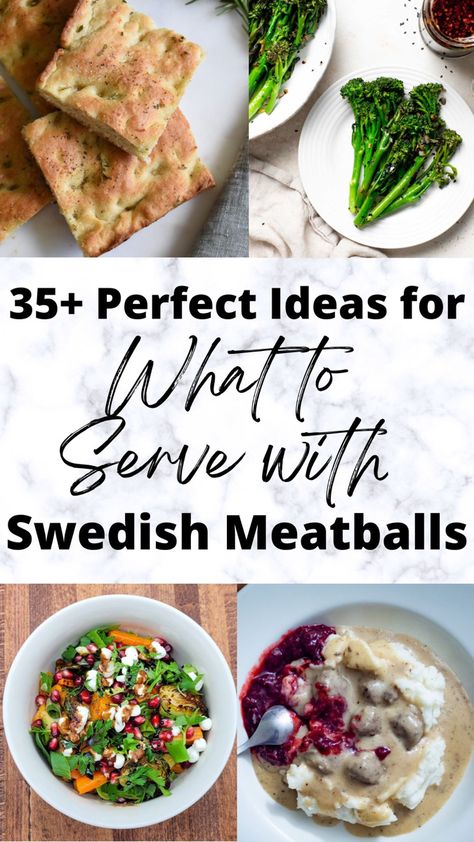 Swedish Meatball Meal Ideas, Swedish Meatballs Meal, Swedish Meals Dinners, What To Eat With Swedish Meatballs, Swedish Dishes Recipes, Swedish Meatball Dinner Sides, Swedish Vegetarian Recipes, Swedish Recipes Dinners, Swedish Meatballs Side Dish