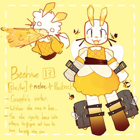 Bee Oc Art, Phighting Oc Ideas, Phighting Ocs, Roblox Oc Drawing, Bee Oc, Phighting Oc, Hybrid Oc, Phighting Art, Roblox Oc